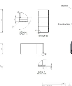 Store organic SHAPE plantekasser i glasfiber - Udendørs + Indendørs