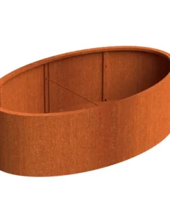 Store ovale krukker i rust / Adezz Ellipse