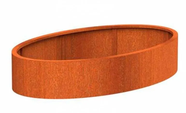 Store ovale krukker i rust / Adezz Ellipse