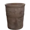 Terracotta Krukke H.53xØ.45 i Lys Choko