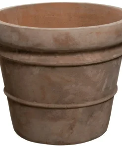 Terracotta Krukke i lys choko - Ø.50xH.40