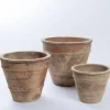 Terracotta krukker med antikbehandling - Ø.55cm