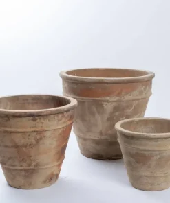 Terracotta krukker med antikbehandling - Ø.55cm