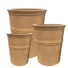 Terracotta krukker med bånd i sæt - 3stk