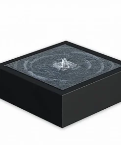 Vandkumme / Vandfontæne med lys / Aluminium