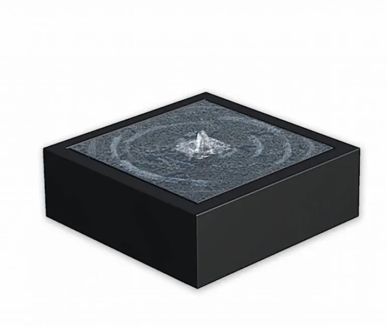 Vandkumme / Vandfontæne med lys / Aluminium