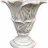 Vase i hvid antik beton - H.50xØ.49cm
