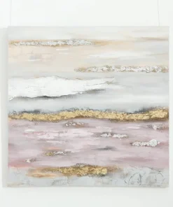 80x80cm Landscape Abstrakt oliemalerier på kanvas - sæt 2stk
