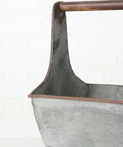 Zink Potter / Bakker med håndtag / 3stk